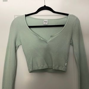 Aritzia thermal cropped top